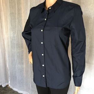 Gap Black Button Down Shirt Size M